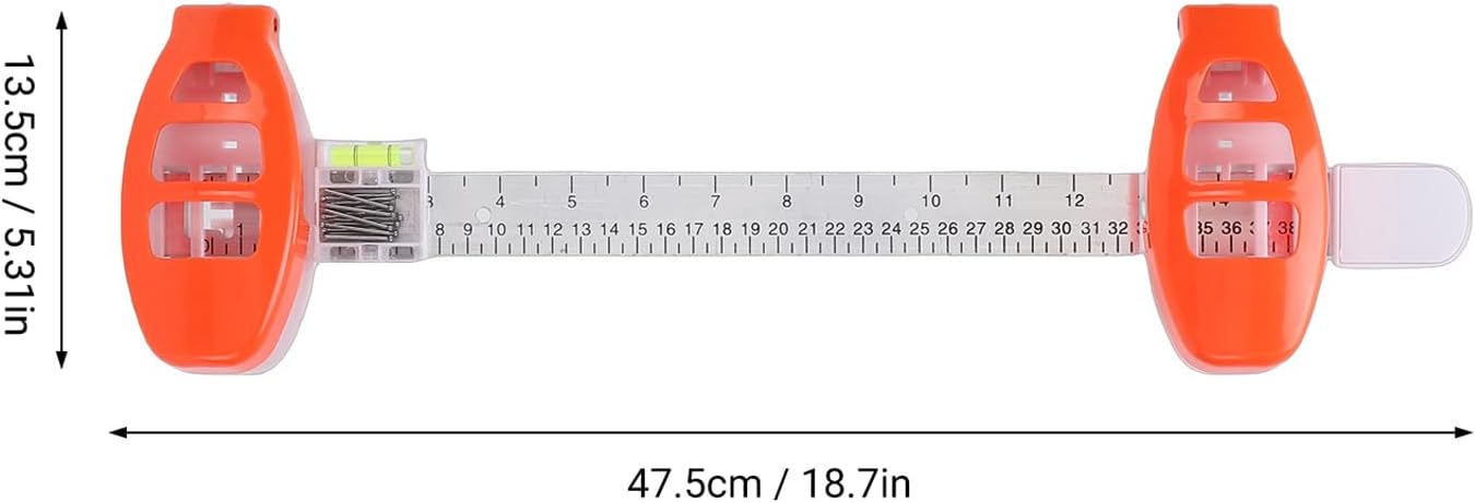 Bewinner Picture Hanging Tool with Built in Level, Precision Marking,Alignment Ruler for Photo Frames, Wall Decor, Mirrors, ABS Wall Friendly DIY Hanger
