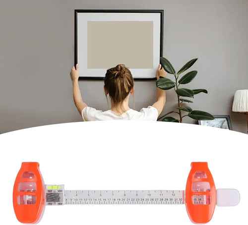 Bewinner Picture Hanging Tool with Built in Level, Precision Marking,Alignment Ruler for Photo Frames, Wall Decor, Mirrors, ABS Wall Friendly DIY Hanger