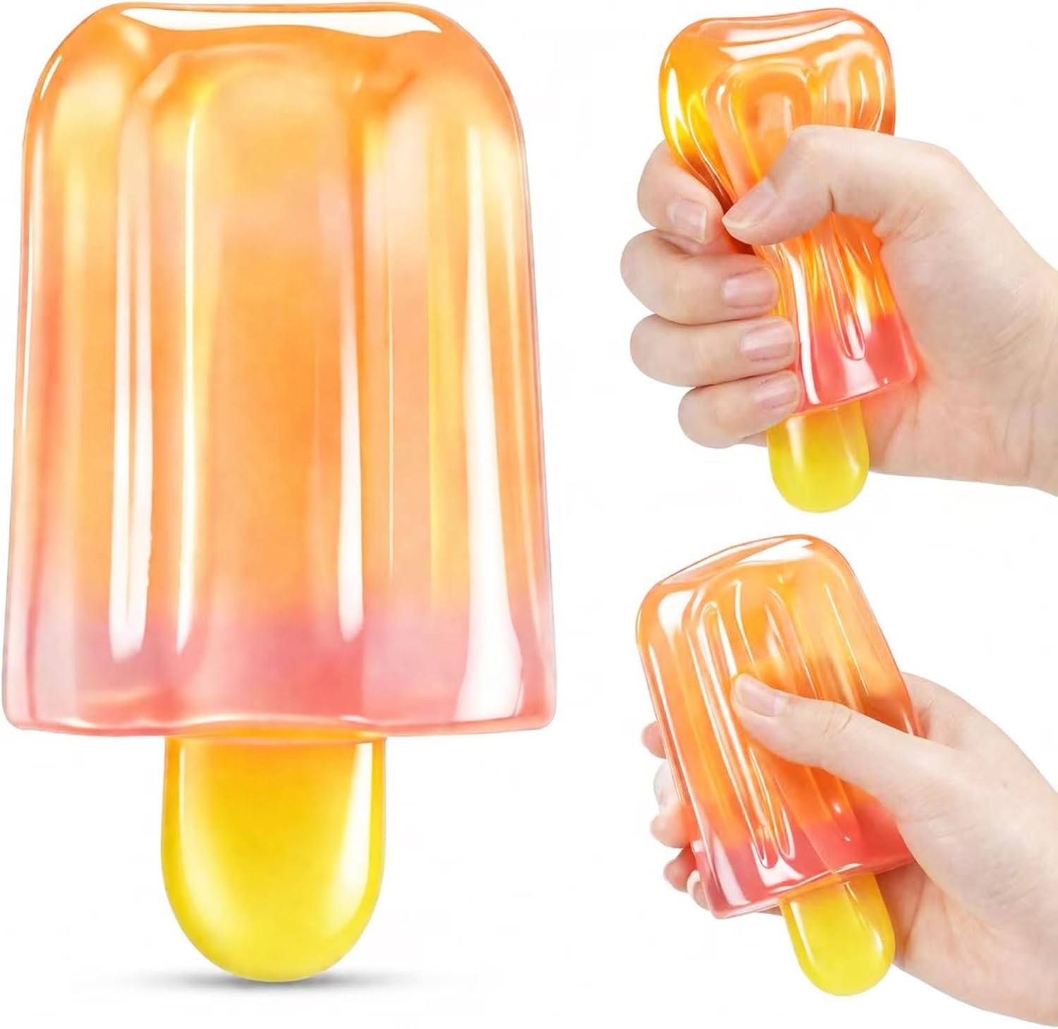 Ice Cream Squeeze Squishy,Summer Party Favors for Kids Adults,Cute Sensory Stress Relief Toys for Anxiety Stress,Squishies Slow Rising Fidget Toy,Birthday Gift & Classroom Rewards