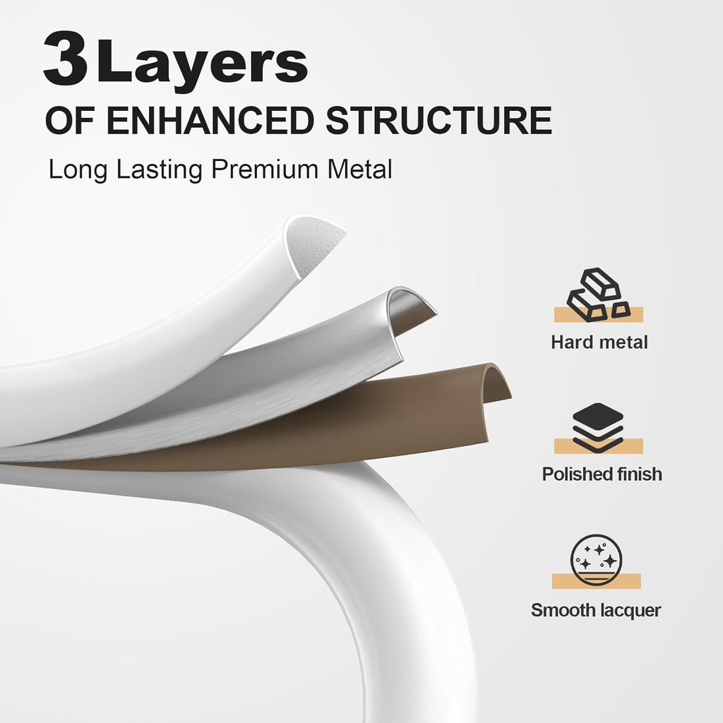 HBTower 3 Step Ladder,3 Step Stool for Adults Folding Step Stool with Cushioned Handle with Wide Anti-Slip Pedal Ergonomic Design