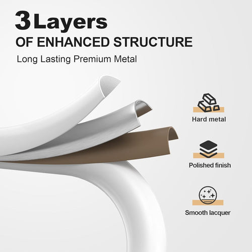 HBTower 3 Step Ladder,3 Step Stool for Adults Folding Step Stool with Cushioned Handle with Wide Anti-Slip Pedal Ergonomic Design