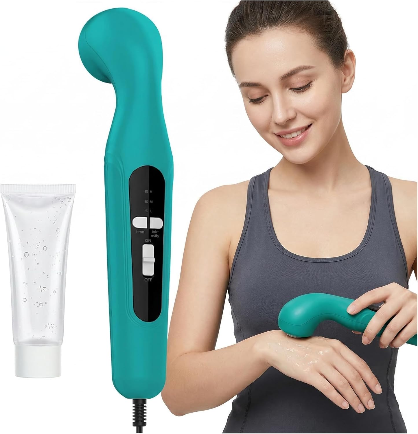 Portable Home Ultrasound Therapy Machine,Rapid Release Therapy Massager Deep Tissue,Portable Quiet Shockwave Therapy Machine,Body Muscle Relaxation Devices