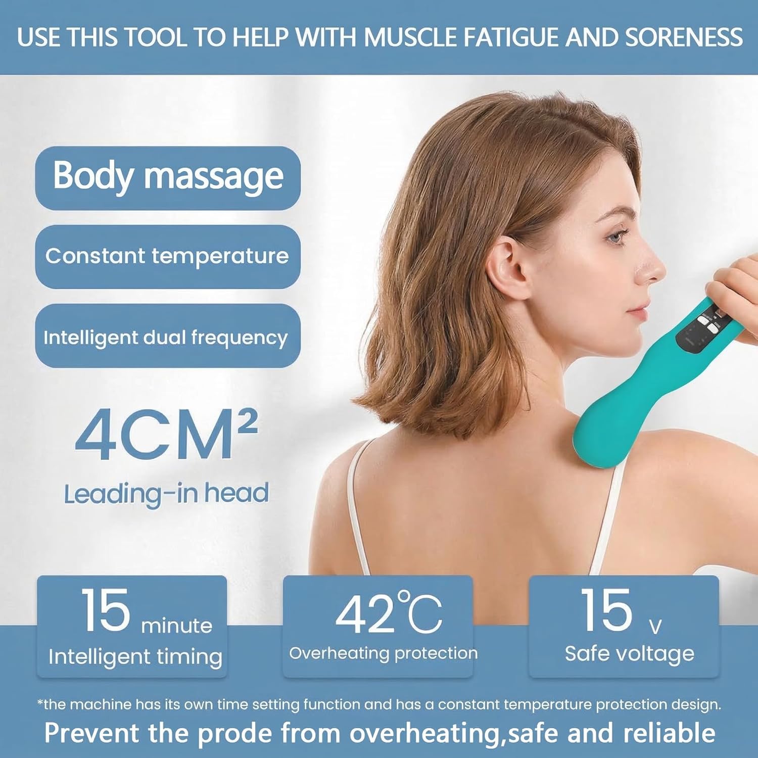 Portable Home Ultrasound Therapy Machine,Rapid Release Therapy Massager Deep Tissue,Portable Quiet Shockwave Therapy Machine,Body Muscle Relaxation Devices